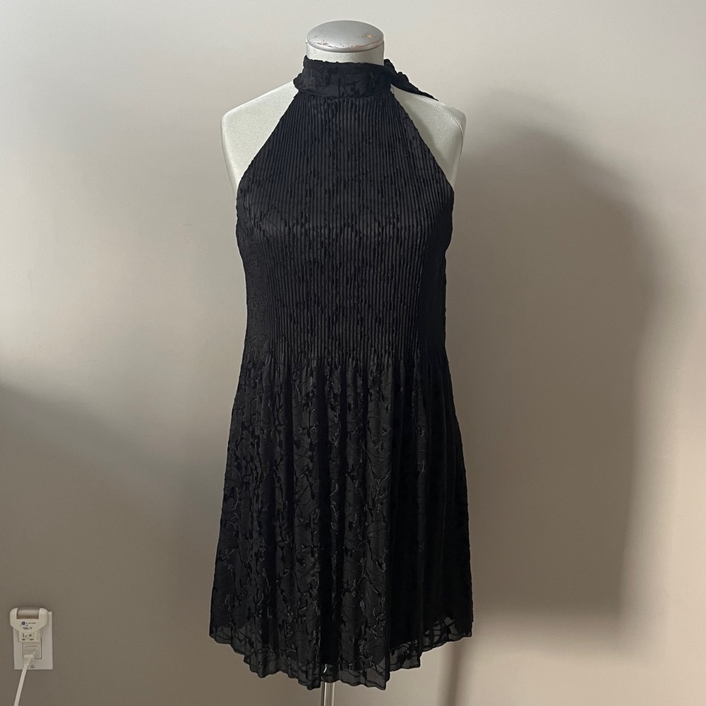 Zara Black Halter Midi Dress